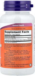 NOW Foods Nattokinasa 100 mg, 120 Cápsulas Veganas