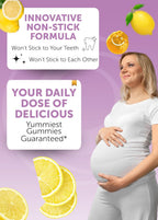Lunakai Fabricado en EE. UU. Vitaminas Prenatales 17-en-1 con Hierro y Ácido Fólico – Deliciosas Gomitas Prenatales Diarias para el Bienestar Materno, 60 unidades