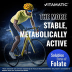 Vitamatic Metilfolato 15 mg – 120 Cápsulas Vegetales – Alta Potencia Optimizada y Activada