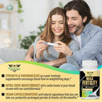 Neusupp Suplemento de Fertilidad Masculina - Vitaminas Prenatales para Hombres con CoQ10, Maca, Zinc, NAC y Folato - 90 Cápsulas