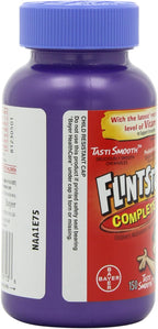 Flintstones Multivitaminas Masticables para Niños con Hierro, Calcio, Vitaminas C y D, 300 Comprimidos (Paquete de 2 x 150)