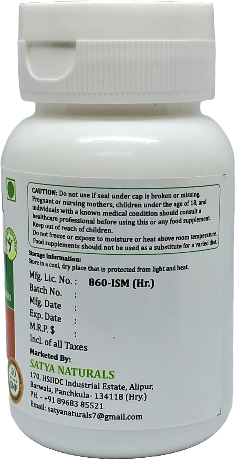 Cápsulas de Bhringraj 500 mg – Extracto de Eclipta Prostrata – Pack de 4 (240 cápsulas)