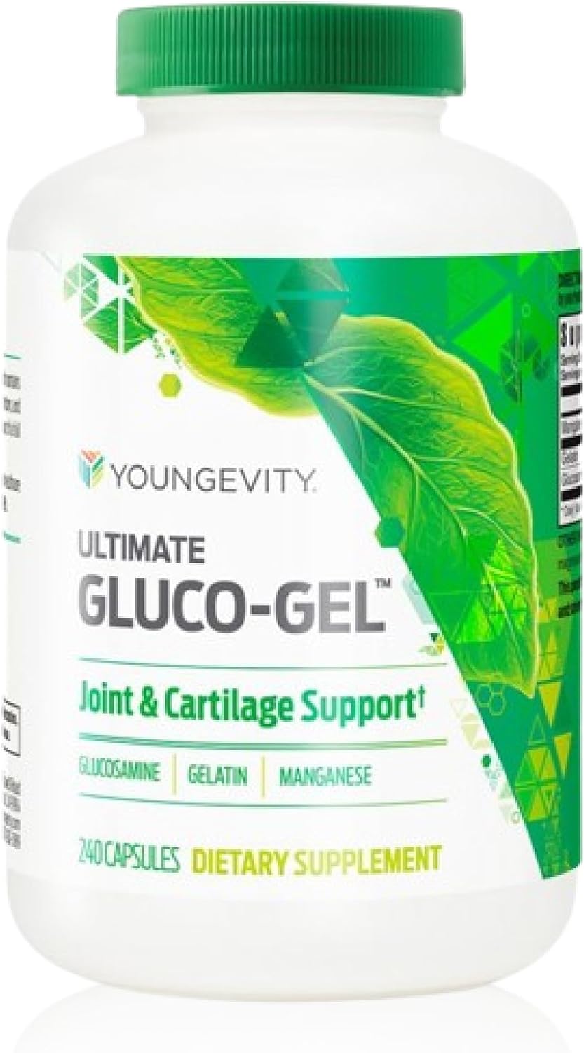 Youngevity Ultimate Gluco-Gel – 240 Cápsulas (4 Botes)