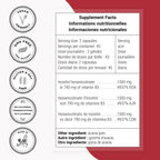 Supersmart - Inositol Hexanicotinate 1500 mg/día (Niacina sin Enrojecimiento) - Suplemento de Vitamina B3 | Sin OGM y Sin Gluten - 90 Cápsulas Vegetales