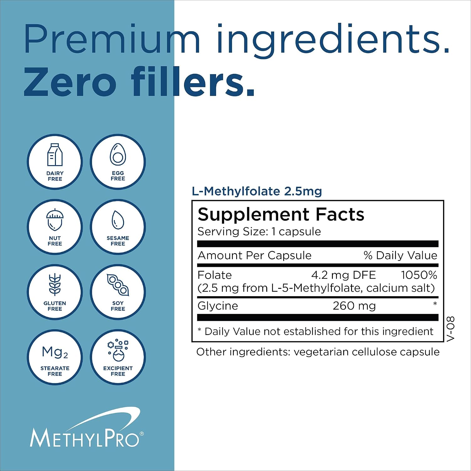 MethylPro L-Metilfolato 2.5 mg – 30 Cápsulas