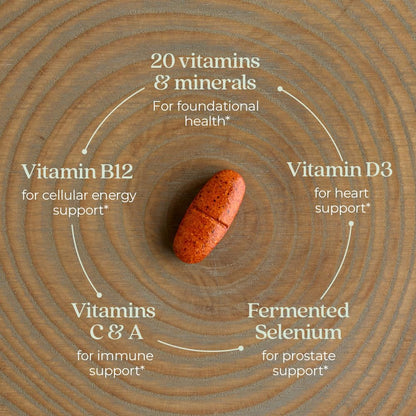 New Chapter One Daily Multivitamínico para – Energía celular: Las vitaminas B participan en el metabolismo – Image 3