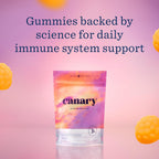 Canary Barrier Booster Vitamin A, D, K y Zinc - Gominolas Veganas Sabor Berry Banana - 60 Gominolas