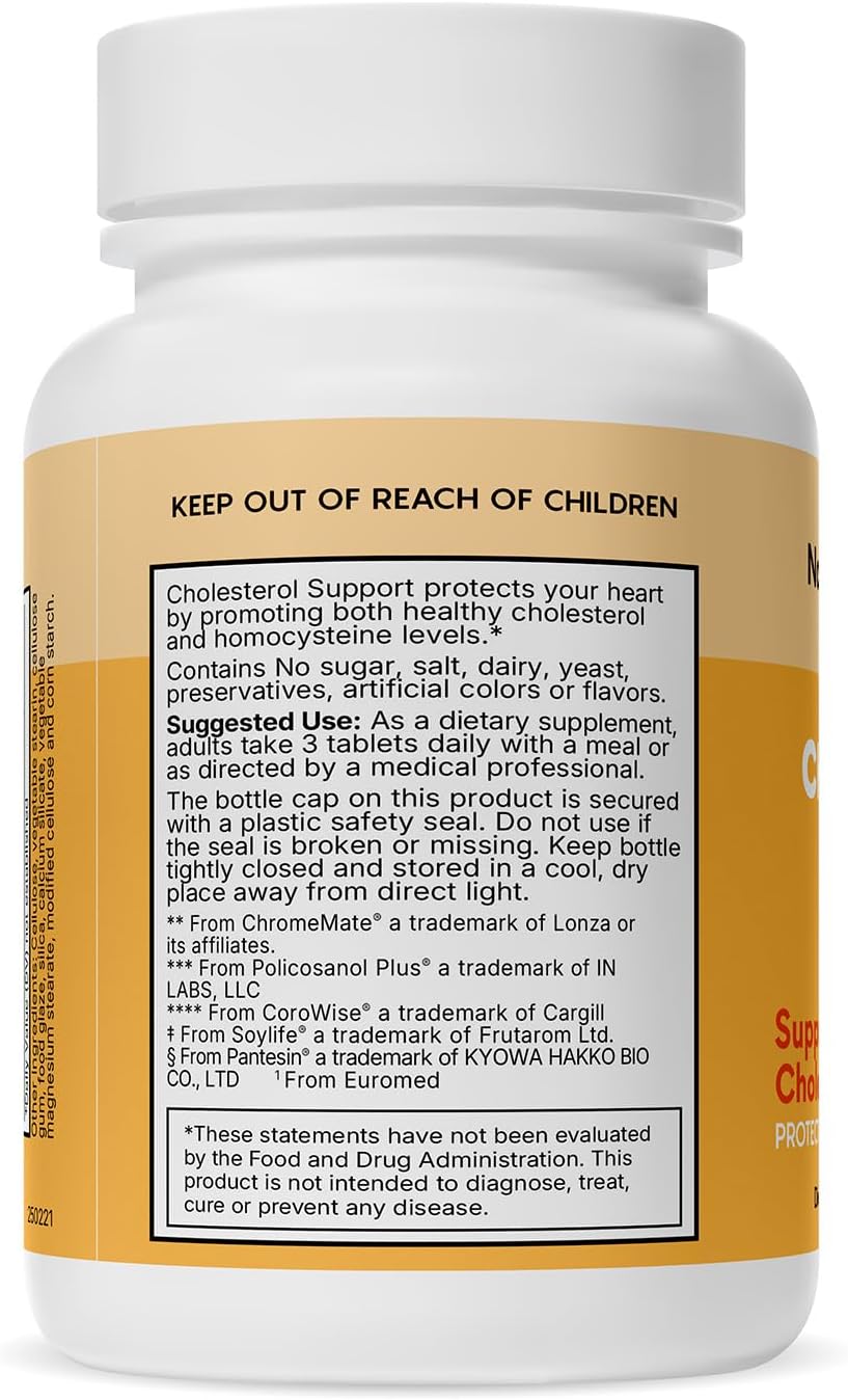 Apoyo al colesterol – Bienestar natural – 90 Comprimidos