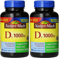 Nature Made® Vitamina D3 1000 IU, 600 Softgels
