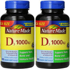 Nature Made® Vitamina D3 1000 IU, 600 Softgels