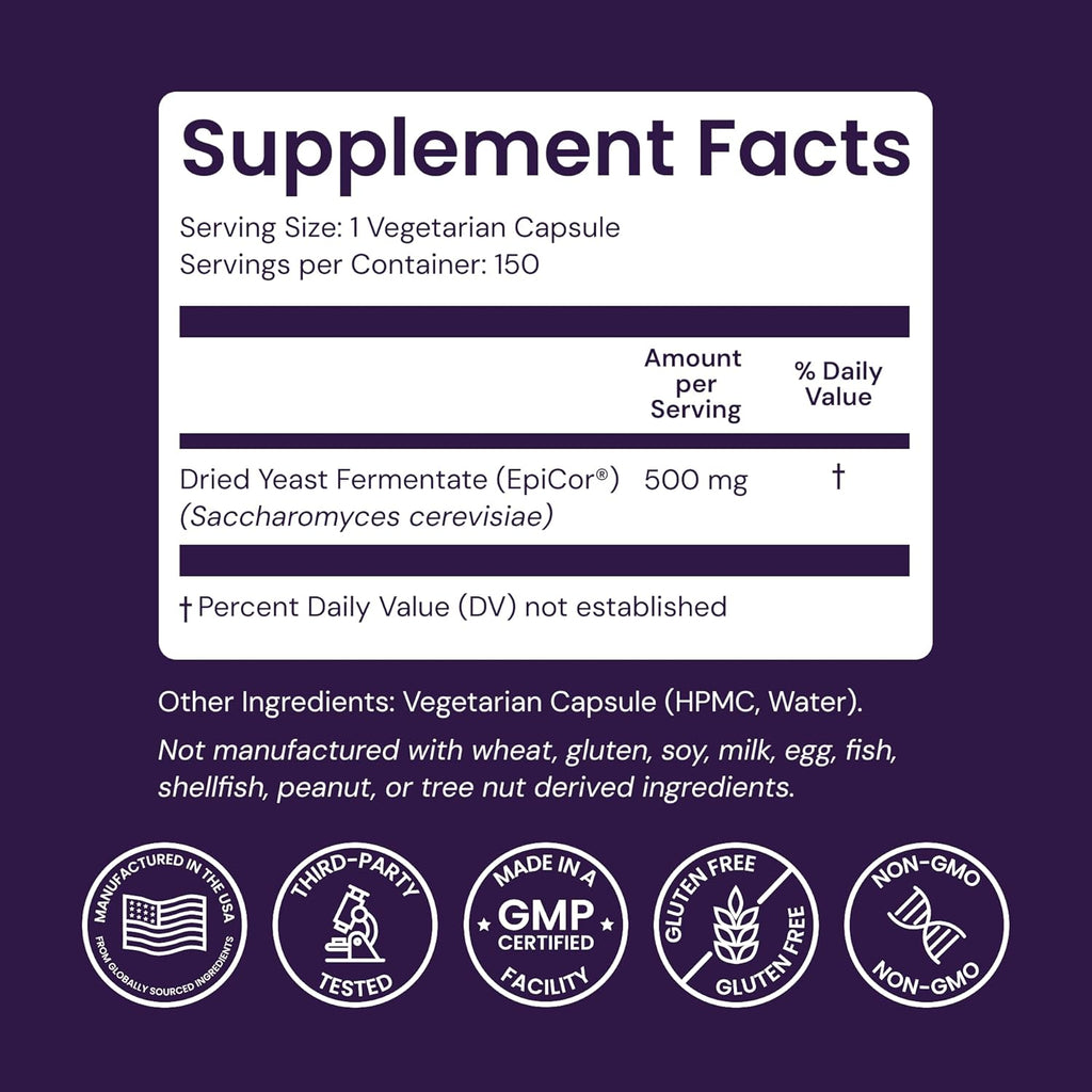 Healthy Origins EpiCor 500 mg, 150 Cápsulas Vegetales