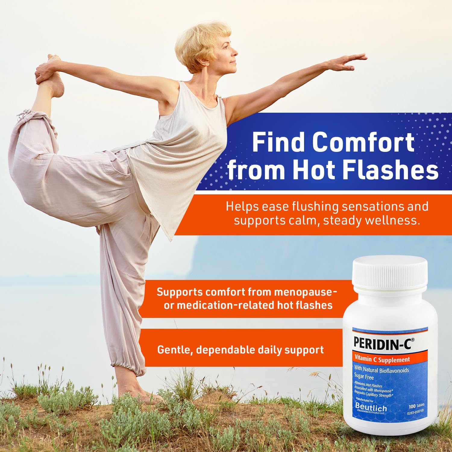 Peridin-C Vitamina C con Bioflavonoides Cítricos – 100 Comprimidos