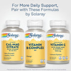 Solaray B-Complex 50 mg - Cellular Energy and Metabolism Support, Vegan, 50 Capsules