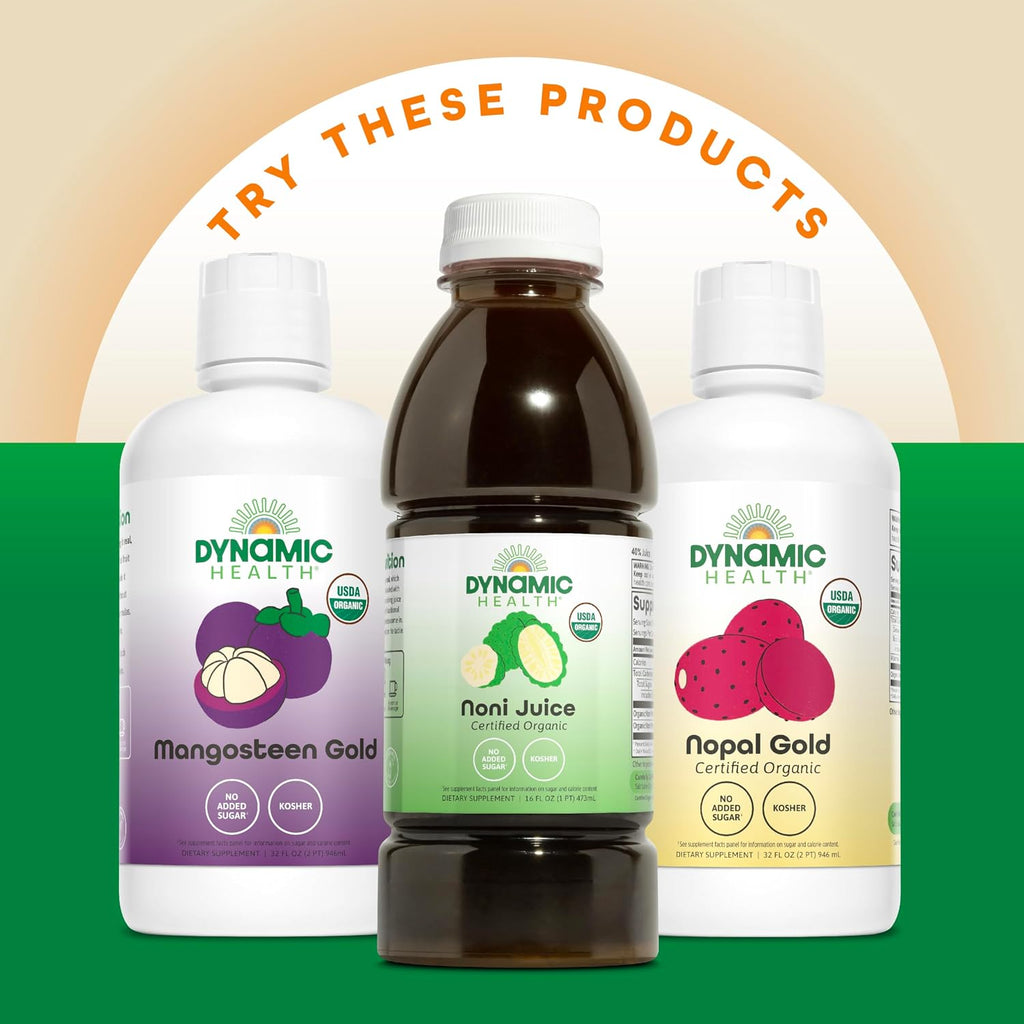 Dynamic Health Healthy Blend - Mezcla de Acai, Mangostán, Noni, Maqui y Aloe Vera - 946 ml (32 fl oz)