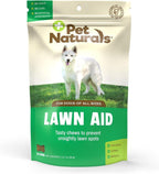 Pet Naturals Lawn Aid – Snacks blandos para perros, neutralizador de orina, previene quemaduras del césped, apoyo a la vejiga y tracto urinario, sabor a pollo, 60 unidades