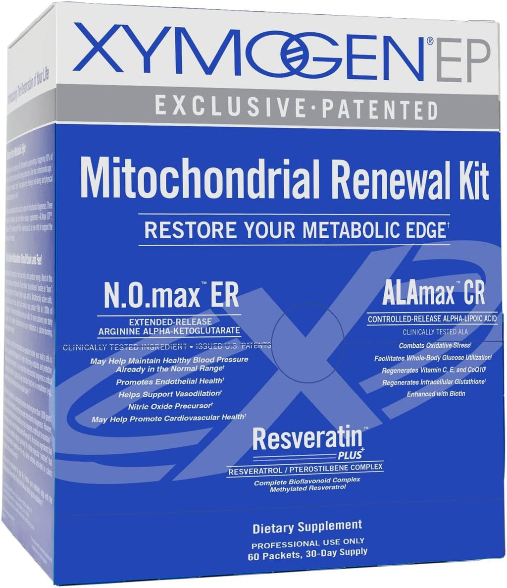 XYMOGEN Kit de Renovación Mitocondrial - Suplemento para la Función Celular Saludable - 60 Sobres