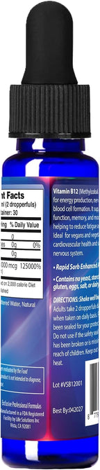 Dr's Advantage Vitamina B12 Líquida 3000 mcg – Metilcobalamina Sublingual 2 oz