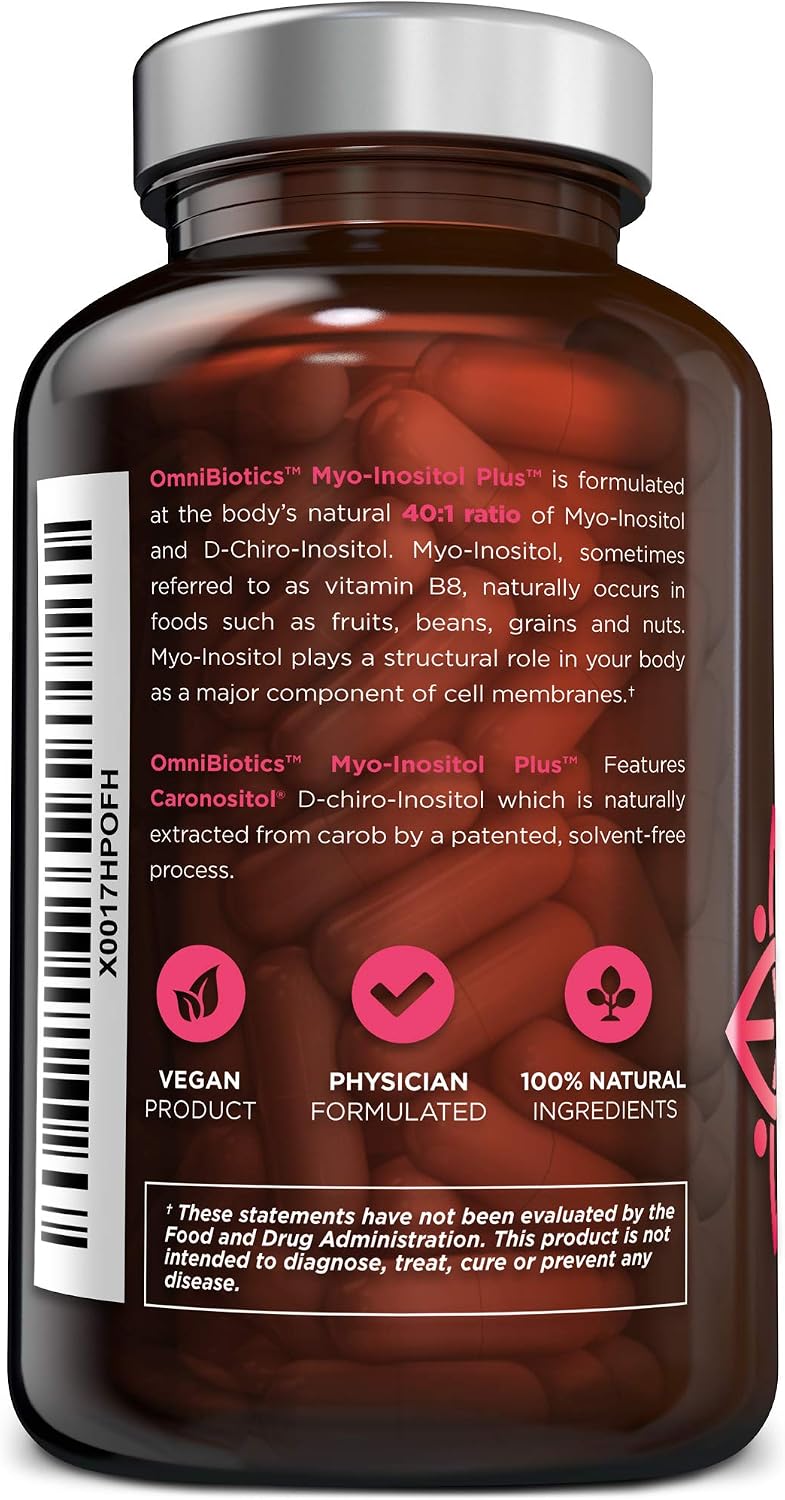 OmniBiotics Myo-Inositol & D-Chiro Inositol 40:1 – 120 Cápsulas Veganas