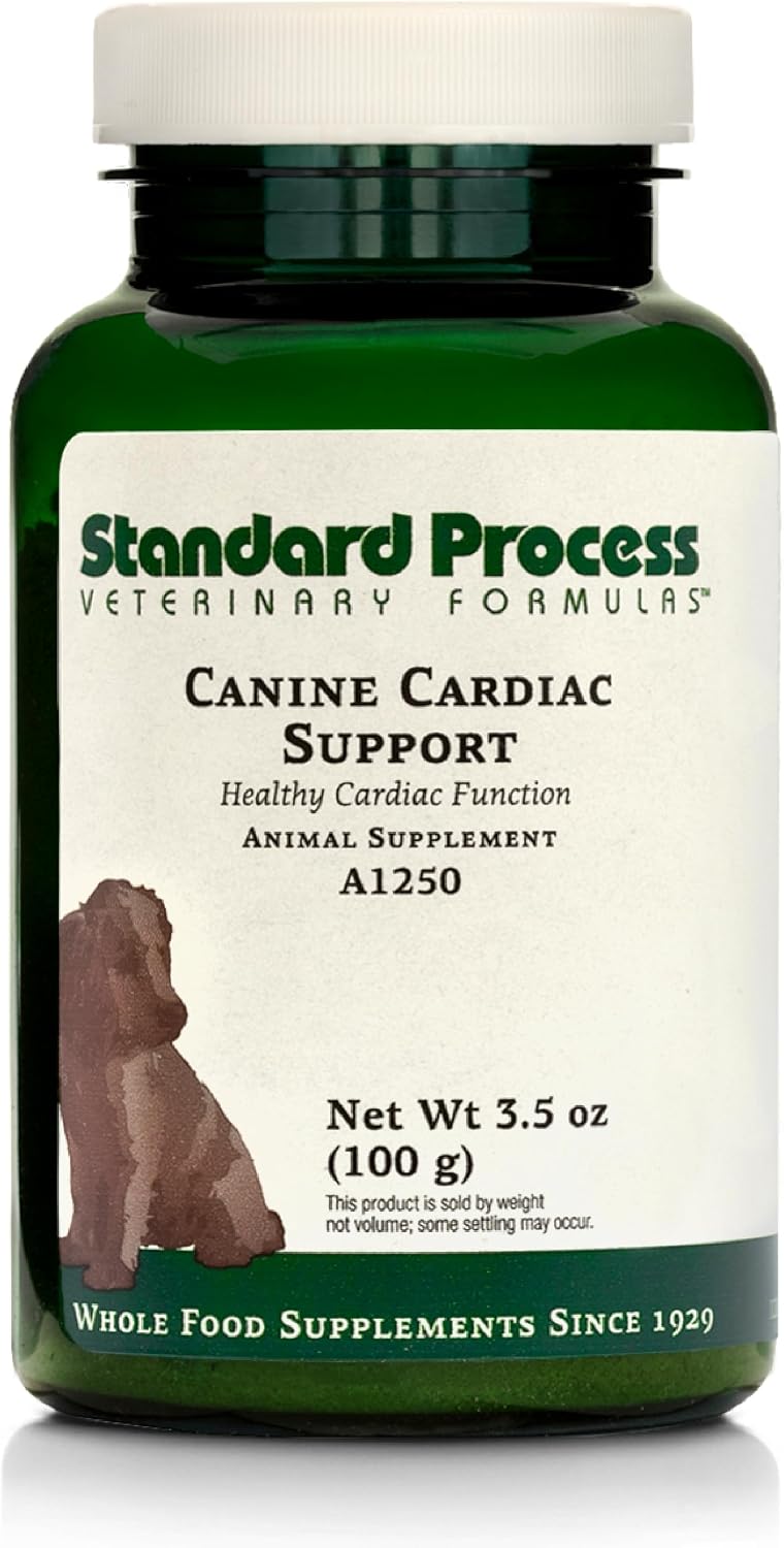 Standard Process Inc. Canine Cardiac Support - Suplemento para la salud cardíaca de perros con selenio - 25 g