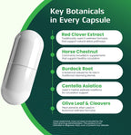 Lymph Savior Suplemento de Apoyo Linfático a Base de Plantas - Trébol Rojo, Castaño de Indias y Bardana - No-GMO, Hecho en EE.UU. - 30 Días