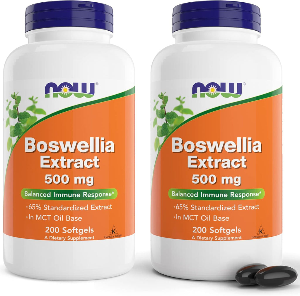 Extracto de Boswellia Serrata 500 mg en Aceite MCT - 90 Cápsulas Blandas - NOW Foods