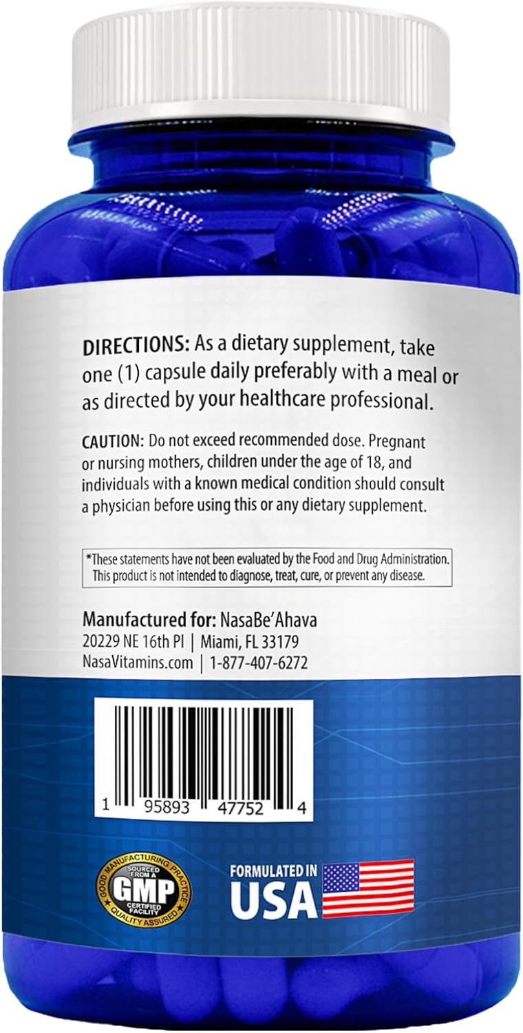 Berberina 500mg – Suplemento de Fácil Absorción (180 Cápsulas) – NasaBeahava