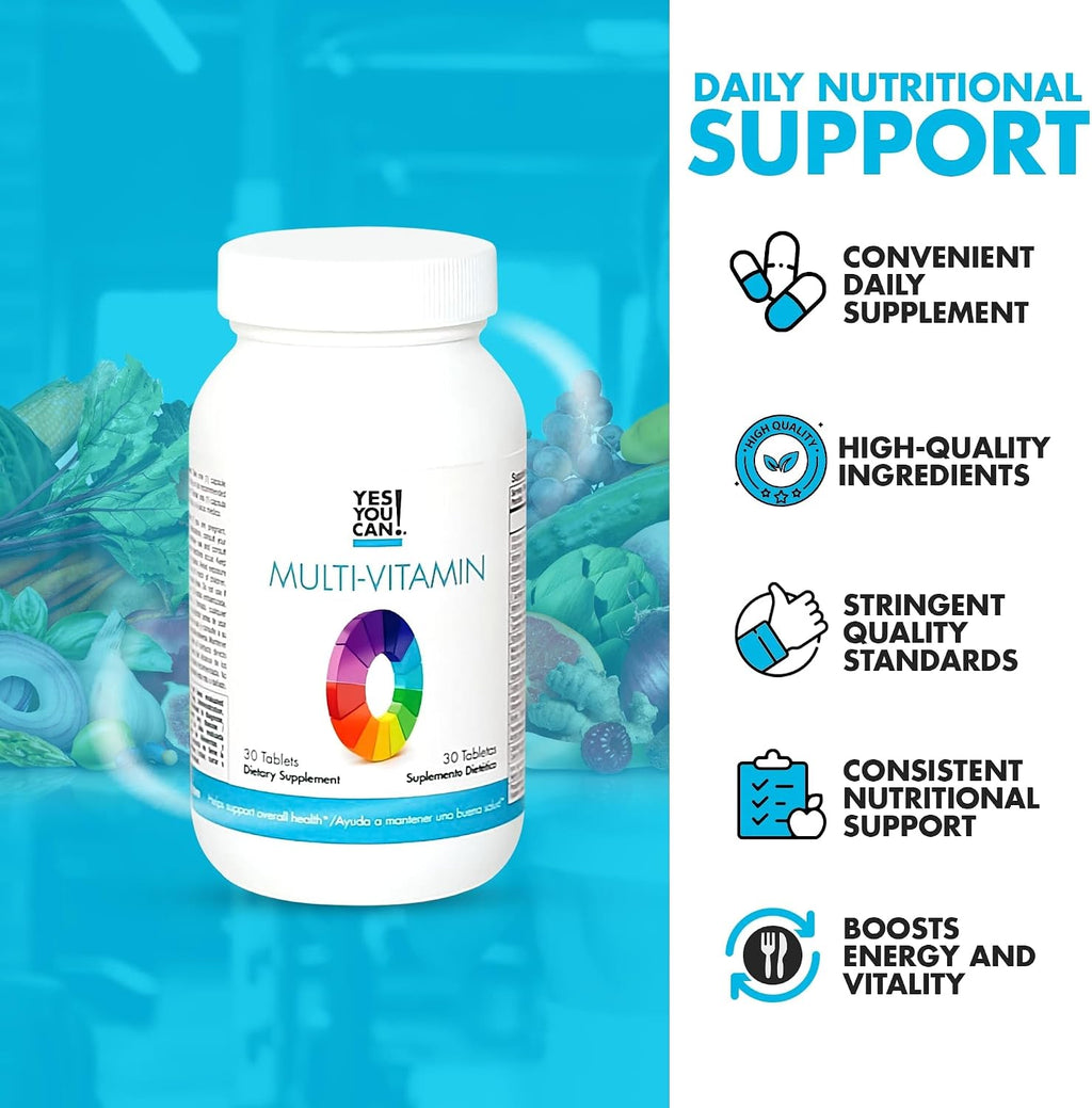 Yes You Can! Multivitamínico Diario para Hombres y Mujeres - 30 Comprimidos