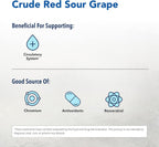 North American Herb & Spice Resvital - 90 Capsules - Whole Sour Red Grape - Natural Antioxidants and Vitamin C