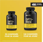 Optimum Nutrition Opti-Men Comprimidos Multivitamínicos, 90 comprimidos