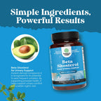 Natures Craft Complexo de Esteroles Vegetales con Beta-Sitosterol - 500mg - 90 Cápsulas