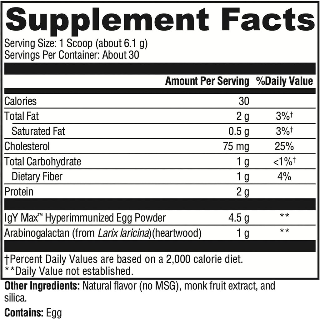 XYMOGEN IG 26 Plus DF - Polvo de Inmunoglobulinas sin Lácteos para Apoyo Intestinal e Inmunitario - 30 Dosis