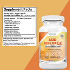 Natural Acid Reflux 911 - Complemento para Aliviar el Ardor de Estómago y la Acidez - 30 Cápsulas