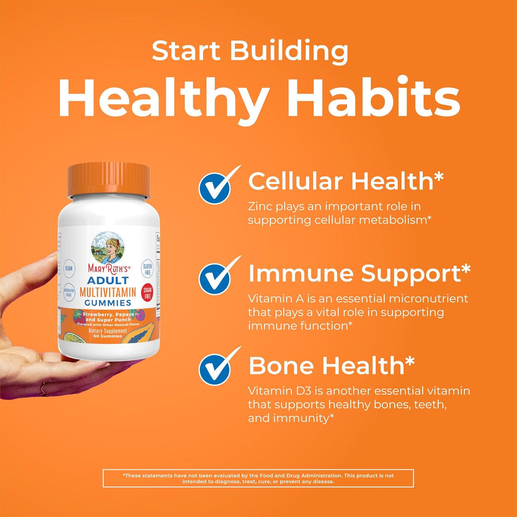 MaryRuth's Organics Multivitamínico en Gominolas Sin Azúcar - 60 Unidades