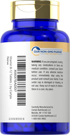 Carlyle Vitamina B12 5000 mcg Sublingual - 250 Comprimidos de Disolución Rápida, Sabor Natural a Bayas, Vegano y Sin Gluten