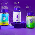 Purple Tree Next Day – Suplemento Post-Fiesta con Ashwagandha KSM-66, Cardo Mariano, Vitaminas y Minerales | 90 Cápsulas