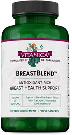 Vitanica BreastBlend - Breast Health Supplement with DIM, Antioxidants, and Vitamins - 90 Capsules