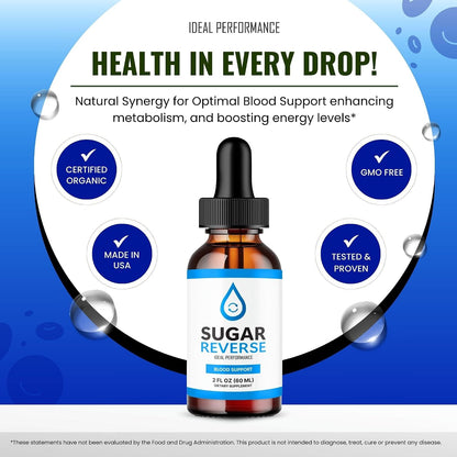 Sugar Reverse Drops - Suplemento Líquido de Vitaminas (3 Envases) – Image 6