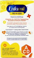 Enfamil Tri-Vi-Sol Gotas de Vitaminas A, D y C para Bebés, 50 ml