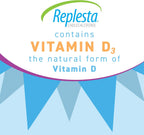 Replesta NX 14000 UI Vitamina D3 (Colecalciferol) - Oblea Masticable Semanal, Sabor Naranja Natural, 8 Unidades