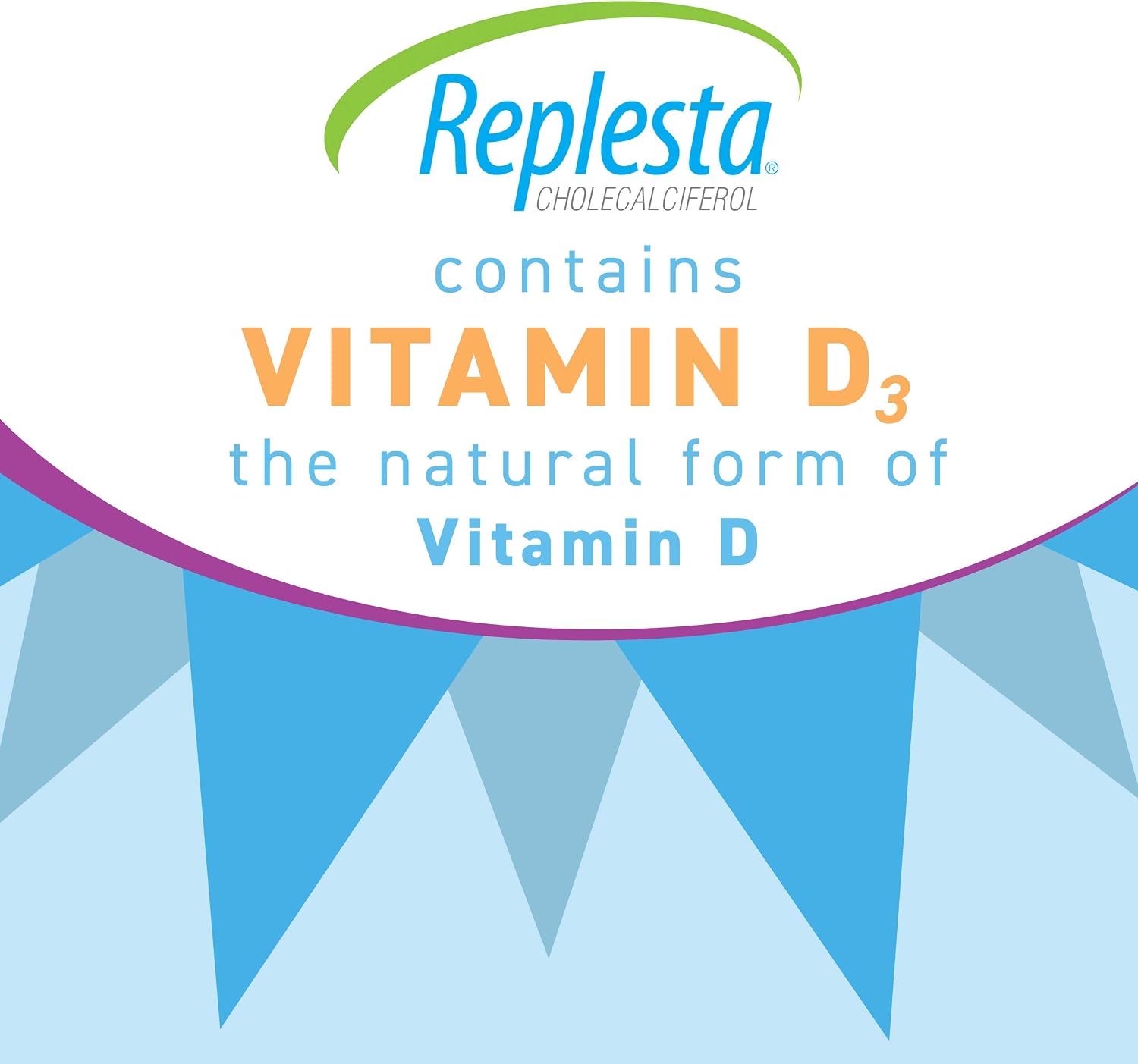 Replesta 50,000 IU Vitamina D3 (Colecalciferol) - Comprimidos Masticables Semanales Sabor Naranja - 8 Unidades