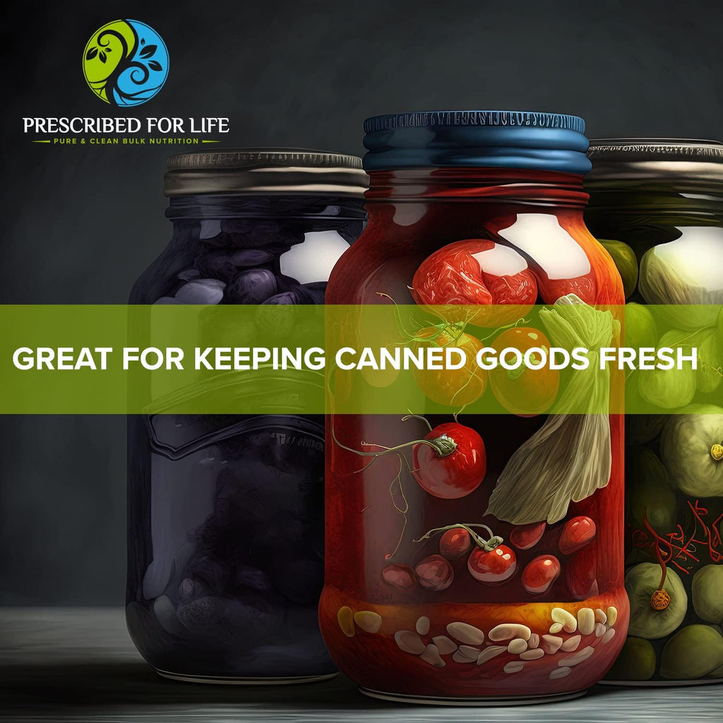 Prescribed For Life BHT en Polvo - Butilhidroxitolueno Puro para Conservación de Alimentos, Vegano, Sin Gluten, No GMO, Sin Blanquear, Sin Soja (113g)