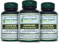 Green Organic Supplements DIM, Diindolilmetano, I-3-C, Indol-3-Carbinol, Brócoli, 90 VCaps, Alta Absorción, No-GMO, Sin Gluten (Pack de 3)
