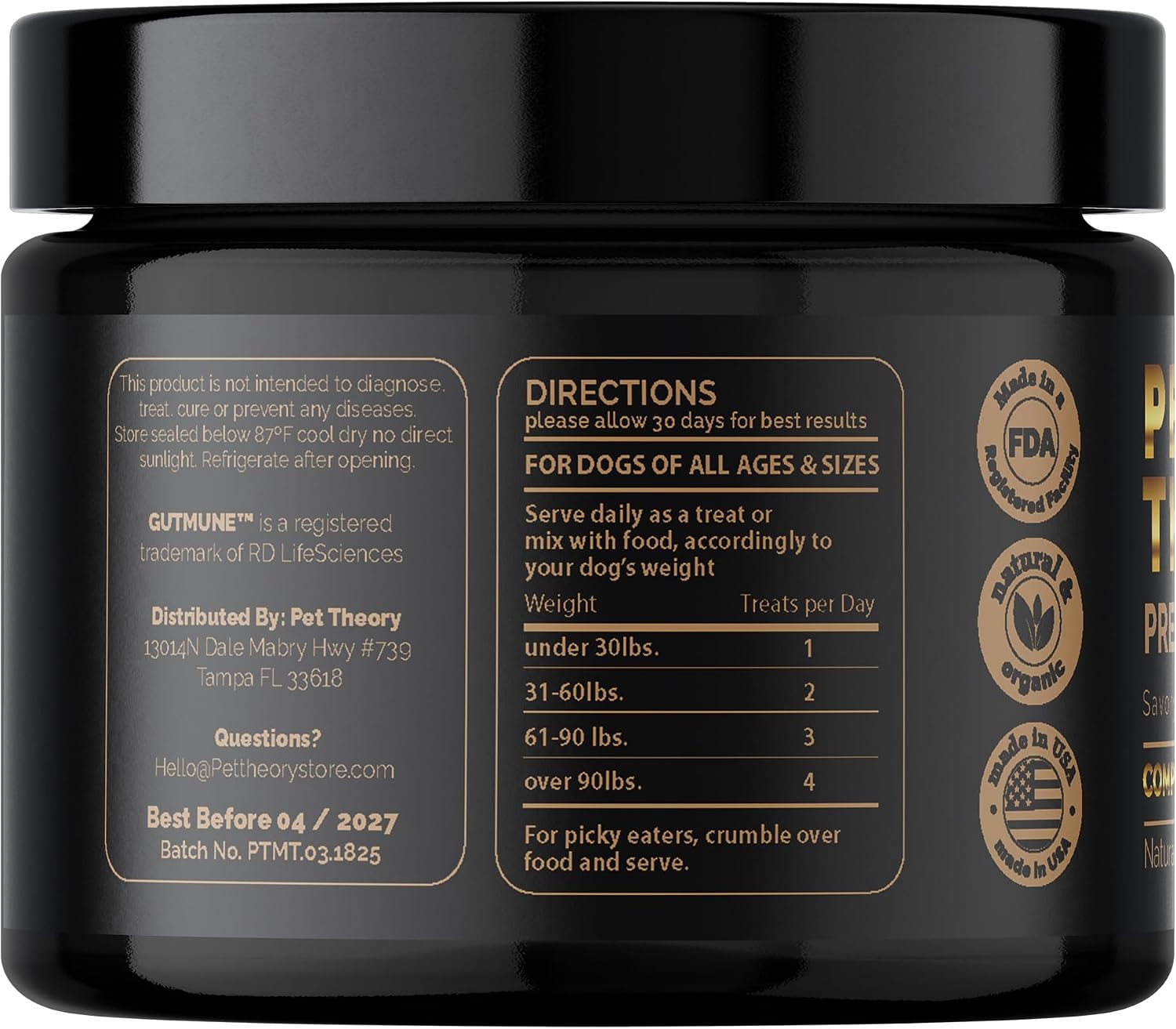 Probióticos para Perros - Combinación Pre, Pro y Postbióticos - Masticables Blandos para Salud Digestiva e Inmunidad - 100 uds