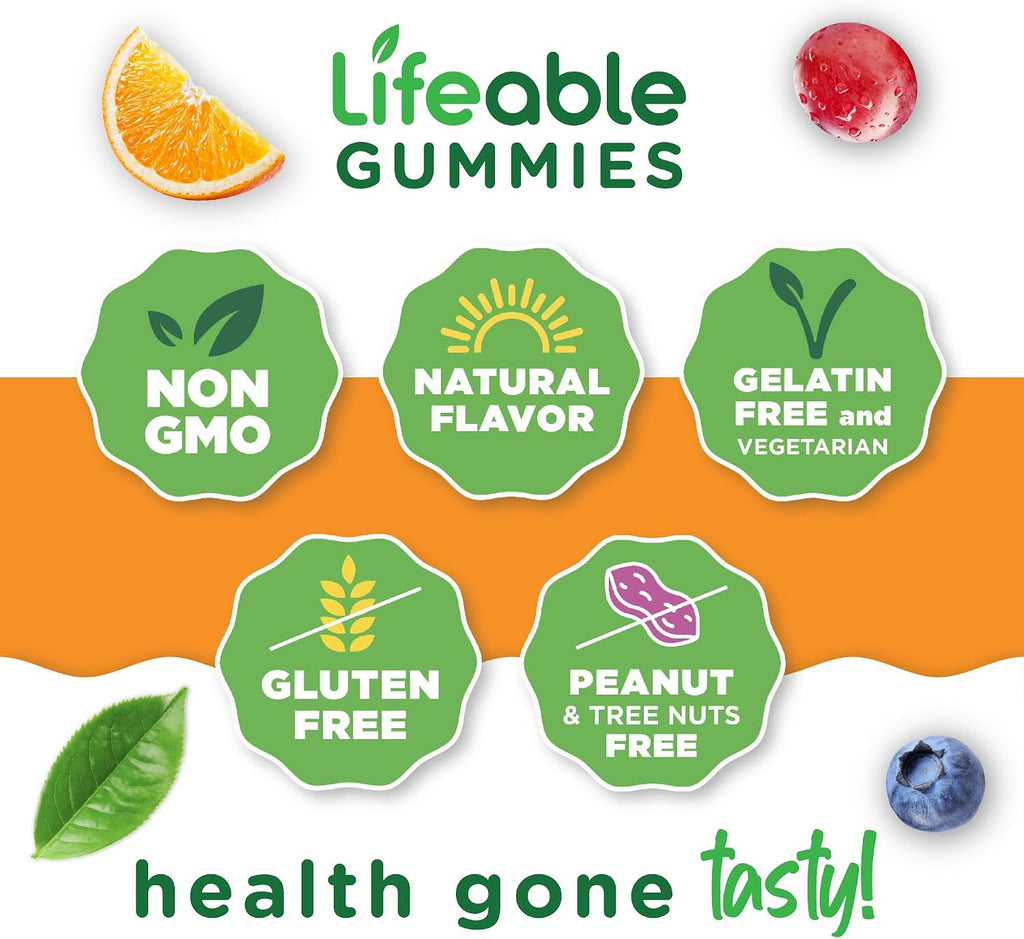 Lifeable Multivitamínico Femenino en Gominolas Sabor Frambuesa - 90 Gominolas