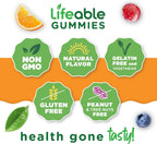 Lifeable Multivitamínico Femenino en Gominolas Sabor Frambuesa - 90 Gominolas