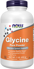 NOW Foods Glycine Pure Powder, 1 Libra (454 g)