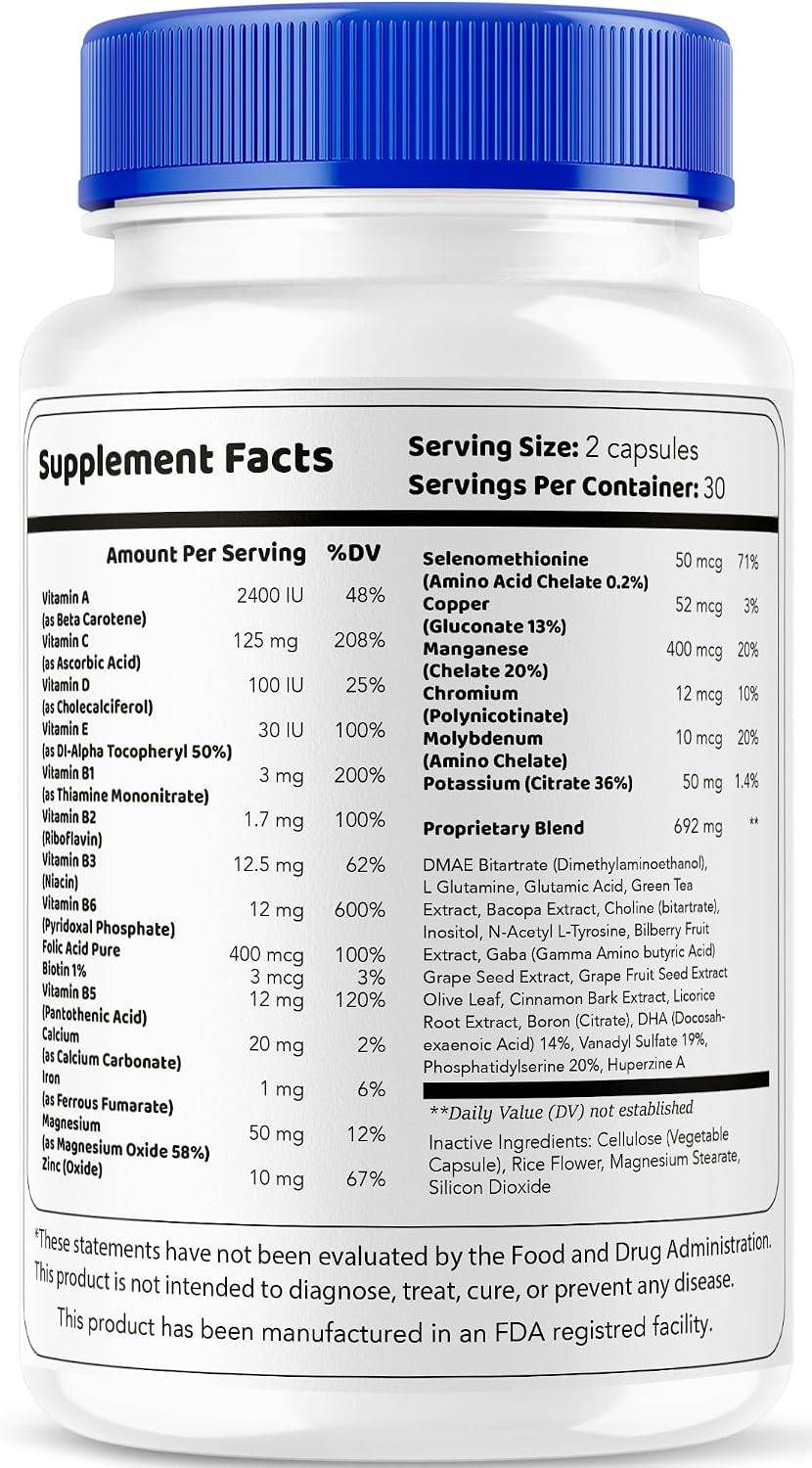 VertiFree Cápsulas - Suplemento Multivitamínico (Pack de 5, 300 Cápsulas)