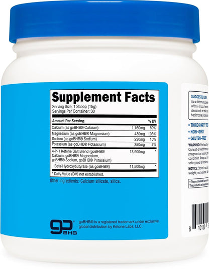 Nutricost Keto BHB Cetonas Exógenas 4-en-1, 30 Servicios (Sin Sabor) – Image 5
