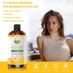 ESUNM Multivitamínico Líquido Completo - Apoyo para Cabello, Piel y Energía - 480 ml