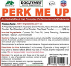 Nature's Farmacy Canine Perk Me Up Paste - Recomendado para mejorar la tolerancia al ejercicio - Favorece la resistencia y la energía